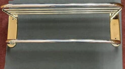 24" Towel Shelf With 1 Bar Exposed Mount