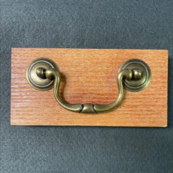 3-1/2" Swan Neck Bail Pull Antique Brass