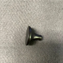 Liberty 1-1/4" Simply Smooth Oval Knob Flat Black