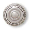 Liberty 1-3/8" Rustique Laurel Knob Antique Pewter