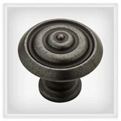 Liberty 1-1/4" Abella Ring Knob Soft Iron