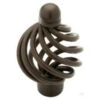 Liberty 1-1/4" Avante Birdcage Knob Rubbed Bronze