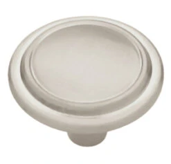 Liberty 1-1/4" Cabinet Shop Top Ring Round Knob Satin Nickel