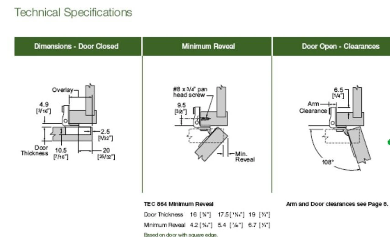 1-1/2" Overlay 3-Way Adjust Compact Hinge Grass Tech 864-02902-15 6 1-1/2" Overlay 3-Way Adjust Compact Hinge Grass Tech 864-02902-15 - Image 6