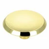 1-3/4" Amerock Mid Century Retro Concave Knob Polished Brass