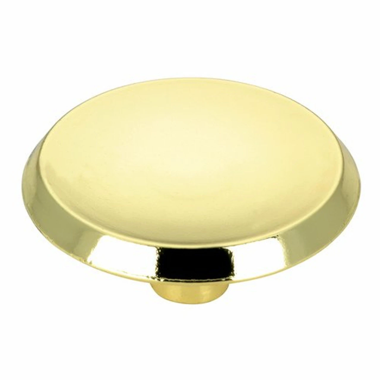 1-3/4" Amerock Mid Century Retro Concave Knob Polished Brass 1 1-3/4" Amerock Mid Century Retro Concave Knob Polished Brass