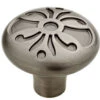 Liberty 1-3/8" Augustine Decortive Knob In Heirloom Silver