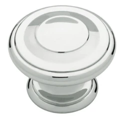 Liberty 1-3/8" Chrome Highlights Harmon Knob Polished Chrome