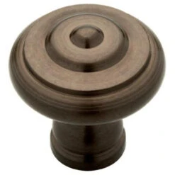 Liberty 1-3/8" Avante Ringed Knob Rubbed Bronze