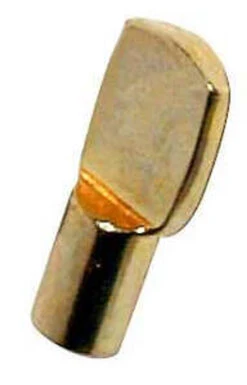 1/4" Or 6.3mm Brass Plated Shelf Support S21-C710-6BP