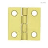 Liberty 1" Square Butt Hinge Brass Plated Pair Loose Pin