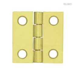 Liberty 1" Square Butt Hinge Brass Plated Pair Loose Pin