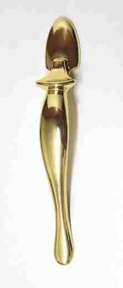 Amerock (10 Pack) 3" Vertical Pull With Thumb Rest Polished Brass