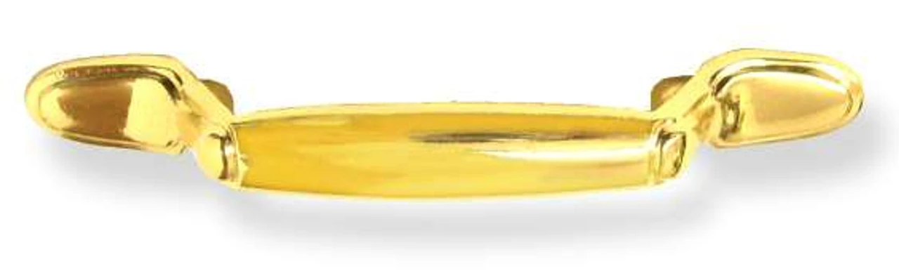 Amerock (10 Pack) 3" Spoon Foot Pull Polished Brass 1 Amerock (10 Pack) 3" Spoon Foot Pull Polished Brass