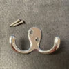 Amerock Chrome Double Robe Hook With Screws