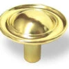 Amerock AS-IS (25-Pack) 1-3/16" Mid Century Hubcap Knob Polished Brass