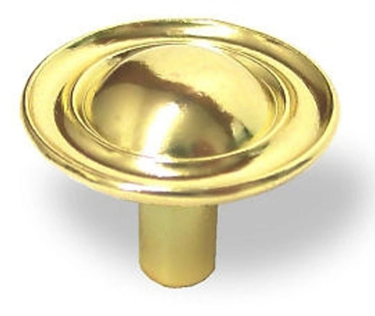 Amerock AS-IS (25-Pack) 1-3/16" Mid Century Hubcap Knob Polished Brass 1 Amerock AS-IS (25-Pack) 1-3/16" Mid Century Hubcap Knob Polished Brass