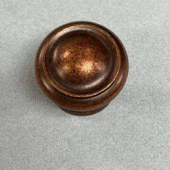 1-3/16" Avante Raised Knob Antique Copper