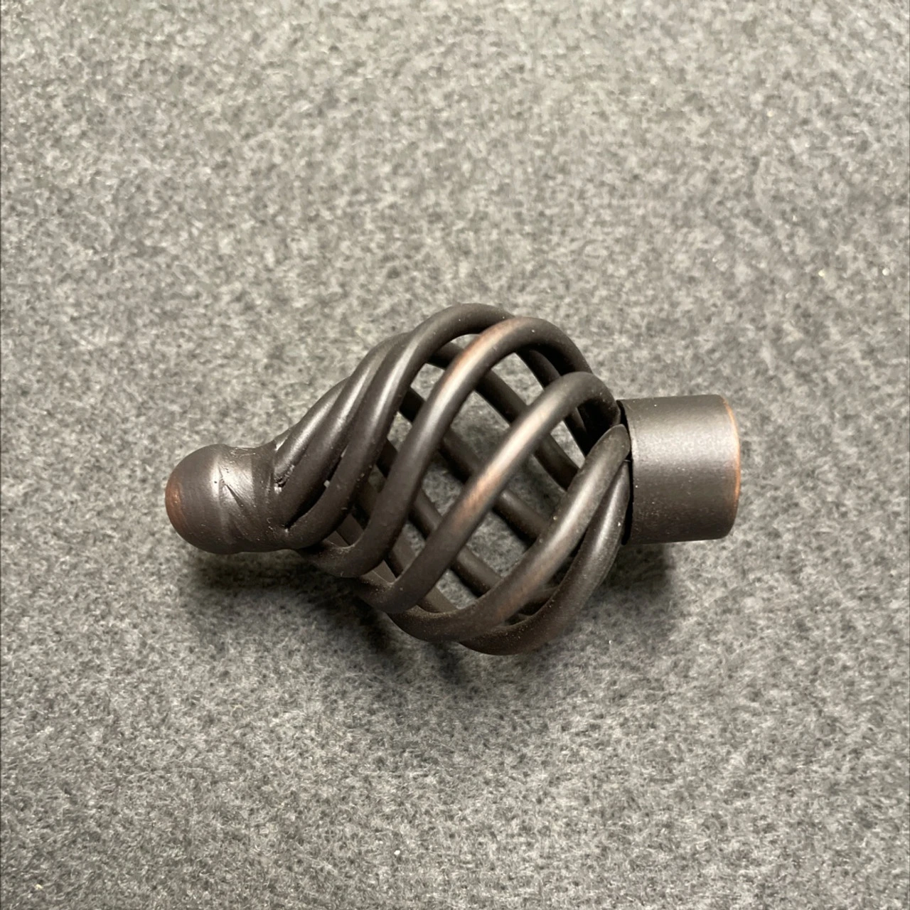 Liberty 1-1/4" Birdcage Knob Bronze With Copper Highlights 2 Liberty 1-1/4" Birdcage Knob Bronze With Copper Highlights - Image 2