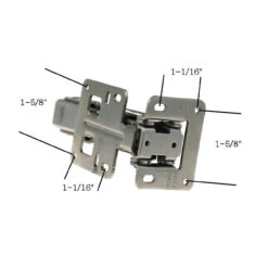 170 Degree Easy-On No Bore Concealed Hinge Inset, Full Overlay, Half Overlay B18042602 -D'Lawless Hardware Shop 170 degree easy on no bore concealed hinge inset full overlay half overlay b18042602 27 97217.1676657039