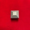 1" Mission Style Square Knob Pewter