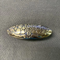 Liberty Scroll Knob Pull Antique Brass