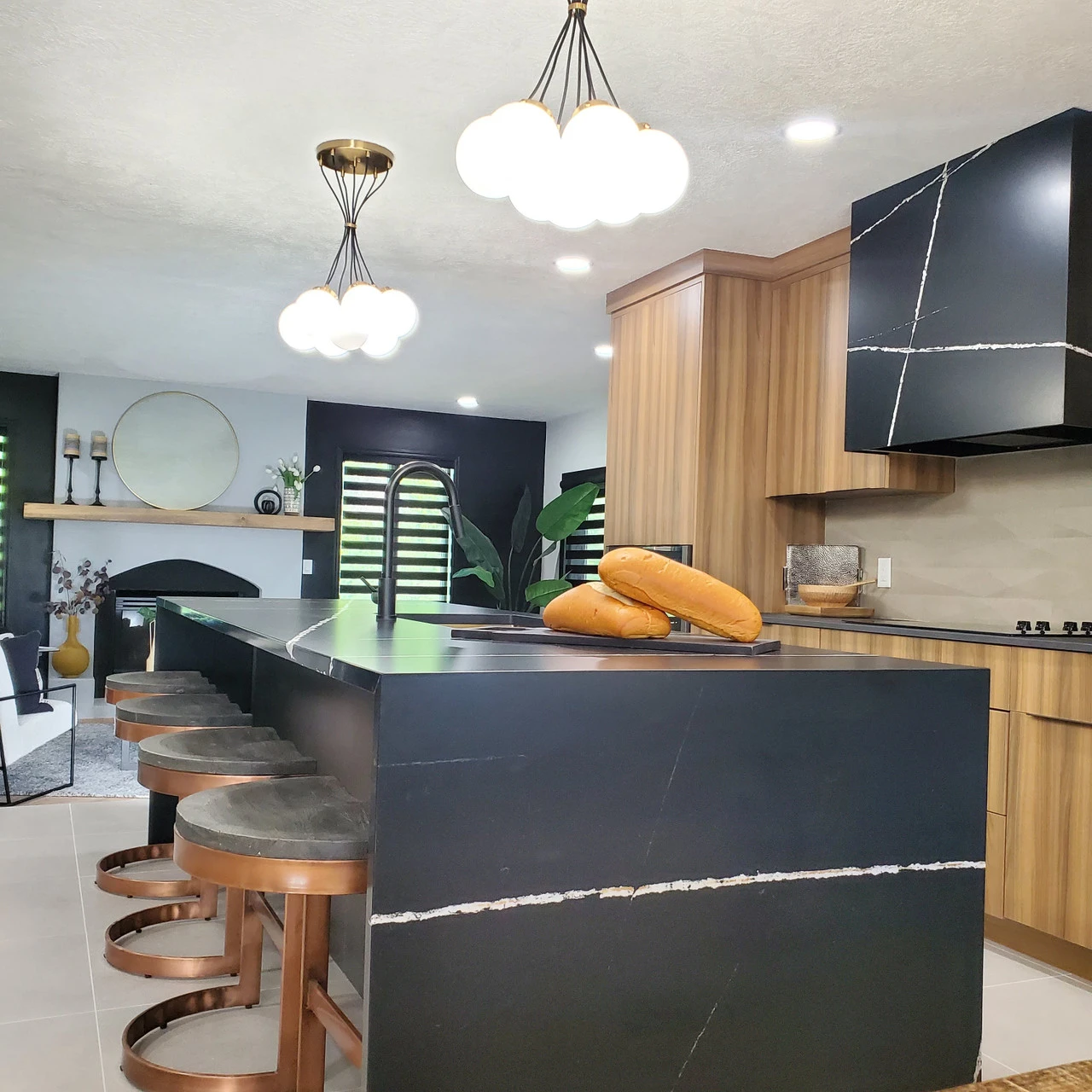 Liberty 3" Modern Edge Pull Flat Black 4 Liberty 3" Modern Edge Pull Flat Black - Image 4