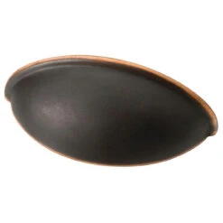 Liberty 2-1/2" Cabinet Shop Plain Cup Pull Venetian Bronze With Copper Highlights