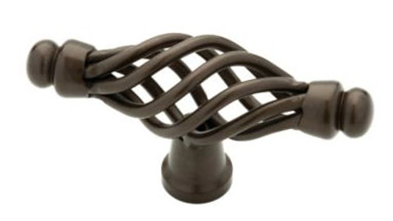 Liberty 2-5/8" Avante Birdcage Knob Rubbed Bronze 1 Liberty 2-5/8" Avante Birdcage Knob Rubbed Bronze