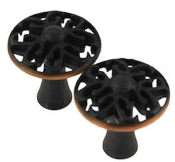 Liberty (2 Pack) 1-1/4" Panache Knobs Bronze With Copper Highlights