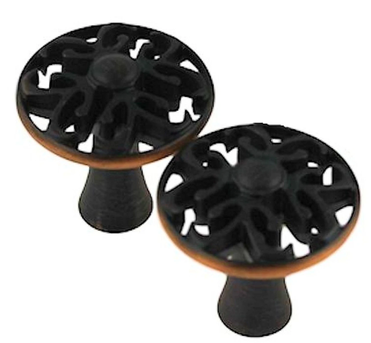 Liberty (2 Pack) 1-1/4" Panache Knobs Bronze With Copper Highlights 1 Liberty (2 Pack) 1-1/4" Panache Knobs Bronze With Copper Highlights