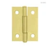 Liberty (2 Pack) 2" X 1-1/2" Butt Hinge Loose Pin Brass Plated
