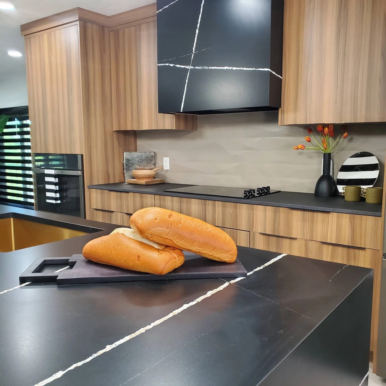 Liberty 3" Modern Edge Pull Flat Black 3 Liberty 3" Modern Edge Pull Flat Black - Image 3