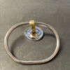 Towel Ring Polished Chrome And Polished Brass