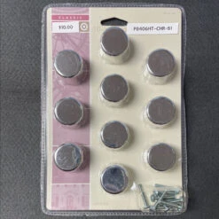 Liberty (10-Pack) 1-3/16" Classic Knob Chrome