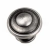 1-1/8" Windsor Button Top Knob Antique Pewter