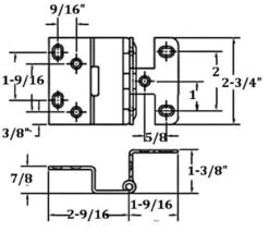 Liberty 270 Degree Hinge - Satin Chrome Finish L-H09951-SC-A 5 Liberty 270 Degree Hinge - Satin Chrome Finish L-H09951-SC-A -D'Lawless Hardware Shop 270 degree hinge satin chrome finish l h09951 sc a 4 07652.1659465144