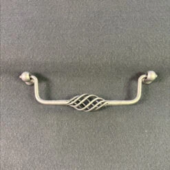 6-5/16" Avante Birdcage Bail Pull Tumbled Pewter