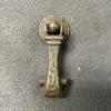 2-3/4" Hammered Drop Pull With Backplate Bronze