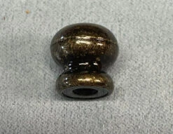 15/32" Jewelry Box Knob Brushed Antique Brass