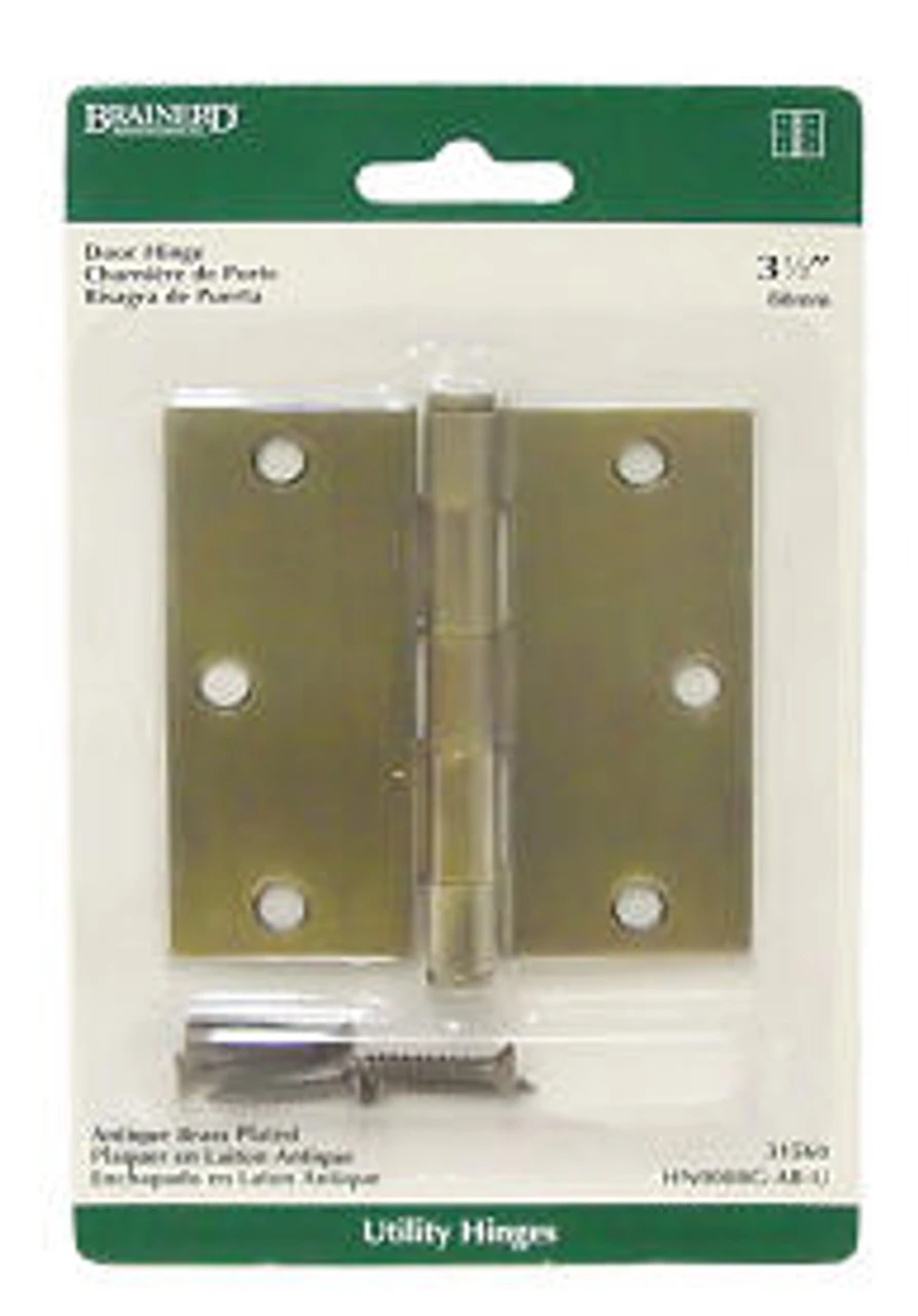 Liberty 3 1/2" Antique Brass Door Hinge L-HN0008G-AB-U 1 Liberty 3 1/2" Antique Brass Door Hinge L-HN0008G-AB-U