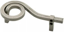 Liberty 3-1/2" Iron Craft Swirl Pull Tumbled Pewter
