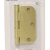 Liberty 3 1/2" Satin Brass 5/8" Radius Door Hinge LQ-HN0011G-SB-U