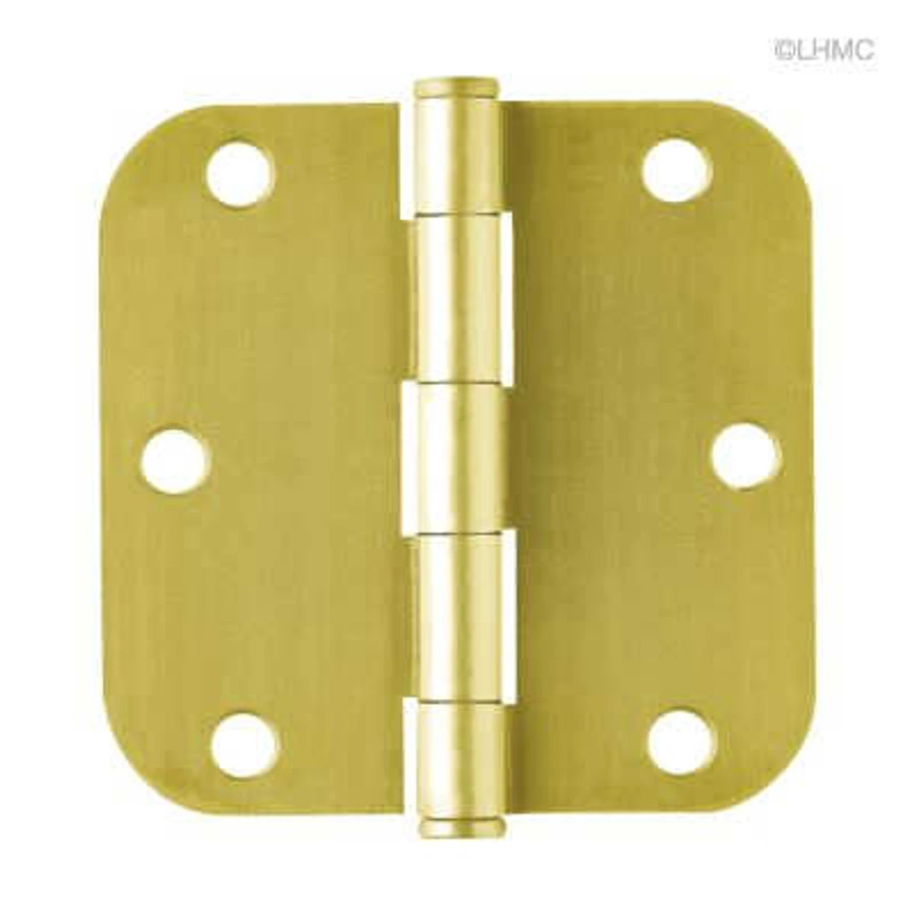Liberty 3 1/2" Satin Brass 5/8" Radius Door Hinge LQ-HN0011G-SB-U 2 Liberty 3 1/2" Satin Brass 5/8" Radius Door Hinge LQ-HN0011G-SB-U - Image 2