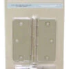 Liberty 3-1/2" Satin Nickel Door Hinge 1/4 Radius (478 615) LQ-HN0024P-SN-U