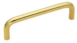 Liberty 3-3/4" Wire Pull - Solid Polished Brass
