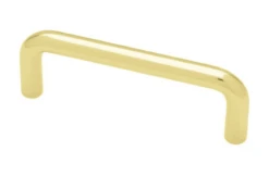 Liberty 3" Steel Wire Pull Brass Plated