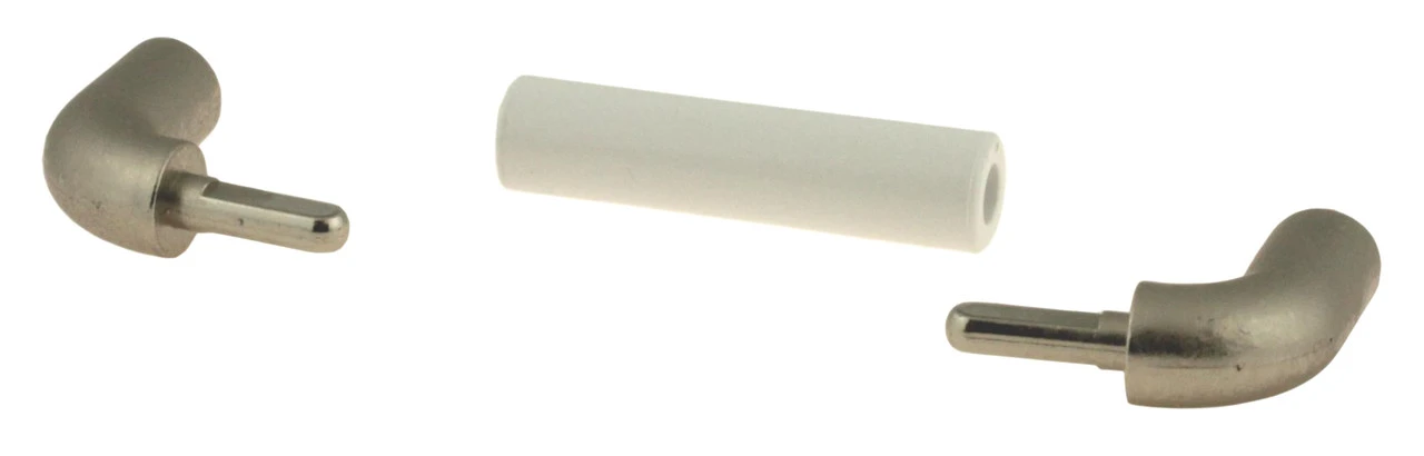 Amerock 3" White Plastic Center Pull Nickel 2 Amerock 3" White Plastic Center Pull Nickel - Image 2