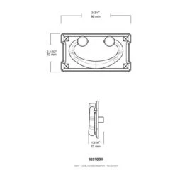 Liberty 3" Mission Horizontal Bail Pull Flat Black -D'Lawless Hardware Shop 3 flat black horizontal bail pull l 62076bk 65 81877.1658768197