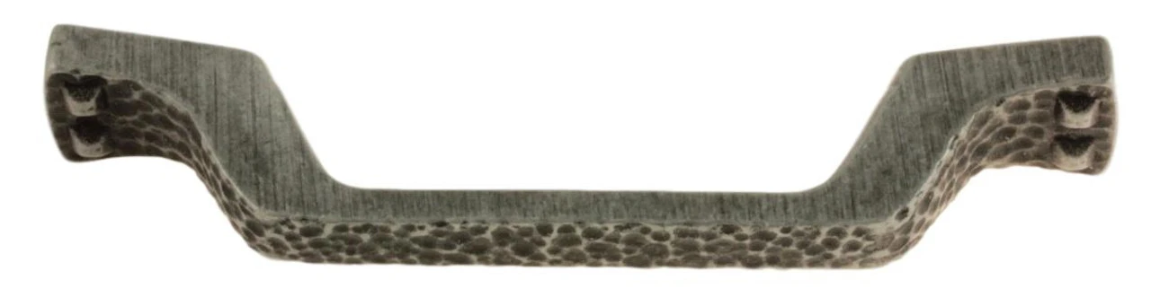 3" Rustic Pull With Faux Nails Hammered Antique Pewter 3 3" Rustic Pull With Faux Nails Hammered Antique Pewter - Image 3